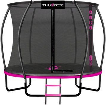 Батут THUNDER INSIDE ULTRA з внутрішньою сіткою 10 футів 312 см чорно-рожевий INSIDE-ULTRA-10FT-PINK фото