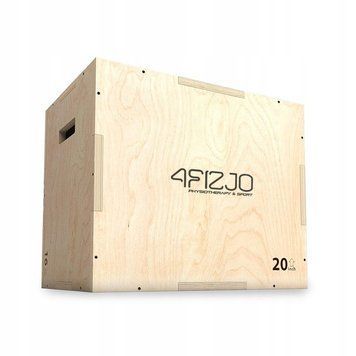 Бокс пліометричний 4FIZJO 3 в 1 60 x 50 x 40 см дерев'яний (P-5907739315403) P-5907739315403 фото