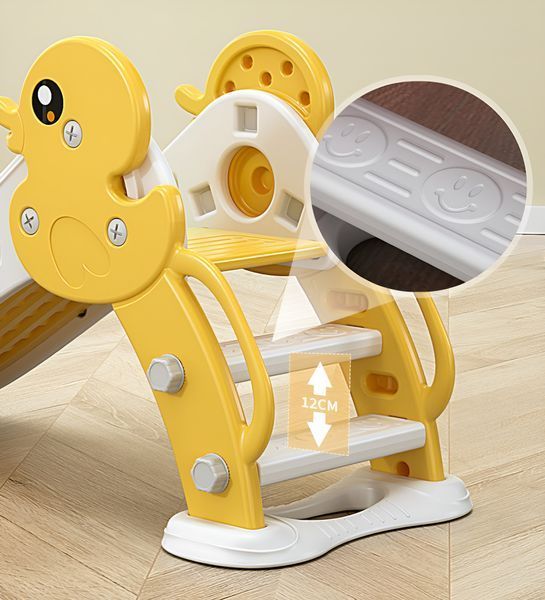 Дитяча гірка Terrio &ldquo;Ducky&rdquo; Жовто-сіра 115 см TG-113Y фото