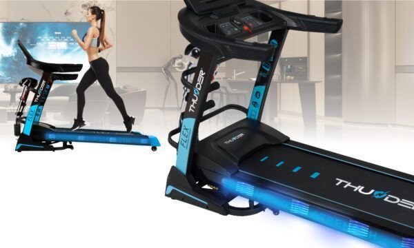 Бігова доріжка електрична THUNDER FLEX-DS-TFT-BLACK FLEX-DS-TFT-BLACK фото