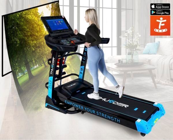 Бігова доріжка електрична THUNDER FLEX-DS-TFT-BLACK FLEX-DS-TFT-BLACK фото