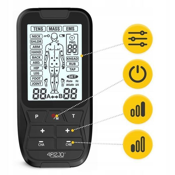 Апарат для електростимуляції м'язів 4FIZJO Combo LITE 3 в 1 (P-5905973401487) P-5905973401487 фото