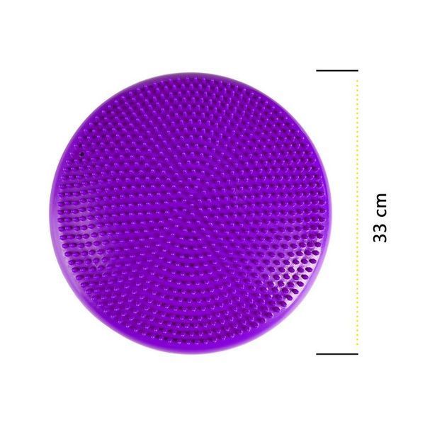 Балансувальна подушка-диск Cornix 33 см (сенсомоторна) масажна XR-0056 Violet XR-0056 фото
