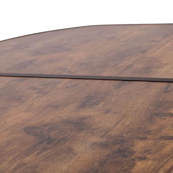 Стіл Bo-Camp Woodbine Oval 150x80 cm Black/Wood look (1404230) 103551-1106821 фото