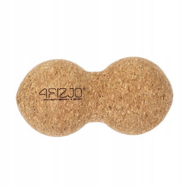 Масажний м'яч подвійний 4FIZJO Lacrosse DuoBall Cork 6.5 x 13.5 см (P-5907739319586) 147033-2692 фото