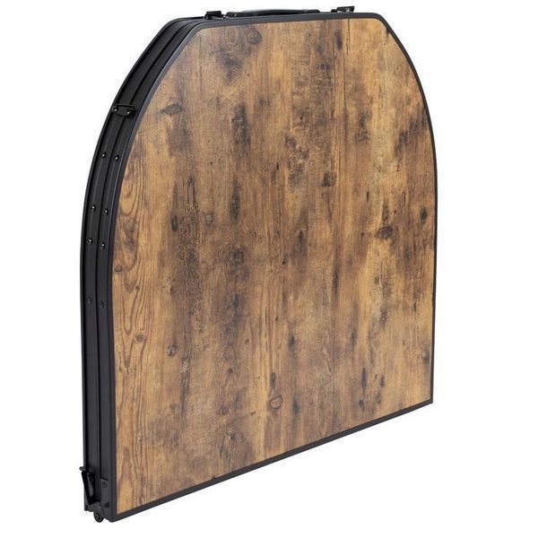 Стіл Bo-Camp Woodbine Oval 150x80 cm Black/Wood look (1404230) 103551-1106821 фото