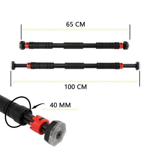 Турнік розсувний Cornix 65-100 см XR-0171 XR-0171 фото