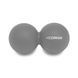 Масажний м'яч Cornix Lacrosse DuoBall 6.3 x 12.6 см XR-0115 Grey 18927-2692 фото 1