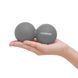 Масажний м'яч Cornix Lacrosse DuoBall 6.3 x 12.6 см XR-0115 Grey 18927-2692 фото 2