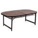 Стіл Bo-Camp Woodbine Oval 150x80 cm Black/Wood look (1404230) 103551-1106821 фото 3