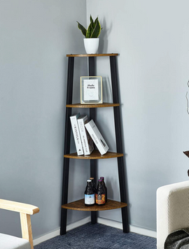 Етажерка Leobert Wooden кутова в стилі Loft 5903332062348 фото