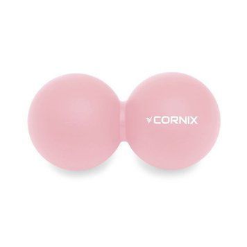 Масажний м'яч Cornix Lacrosse DuoBall 6.3 x 12.6 см XR-0116 Coral 18928-2692 фото