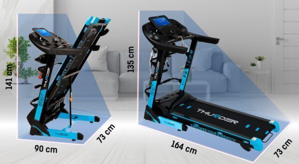 Бігова доріжка THUNDER REACT-DS-TFT-BLACK REACT-DS-TFT-BLACK фото