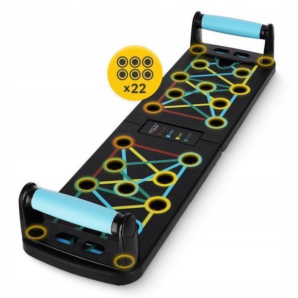 Упори (дошка) для віджимань зі змінним хватом 4FIZJO Push-up Board складна (P-5907739312785) P-5907739312785 фото