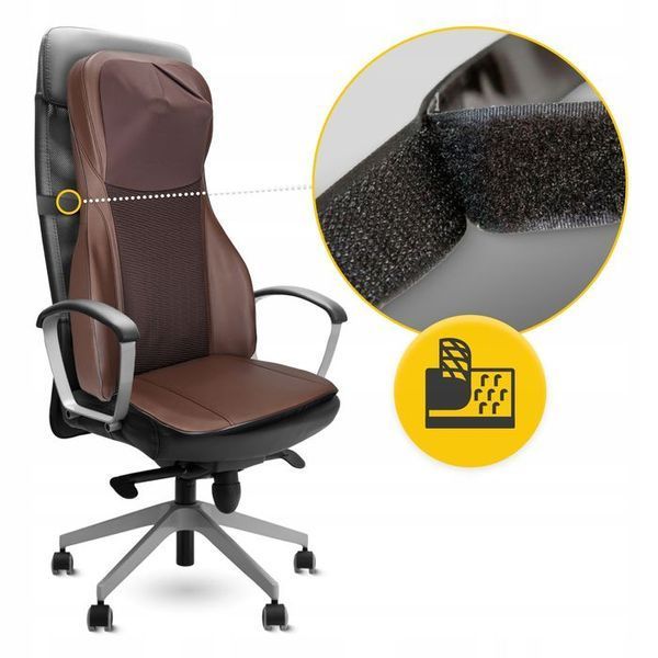Масажна накидка 4FIZJO Ultra багатофункціональна, з підігрівом Brown (P-5905973404105) P-5905973404105 фото
