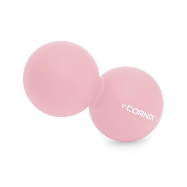 Масажний м'яч Cornix Lacrosse DuoBall 6.3 x 12.6 см XR-0116 Coral 18928-2692 фото