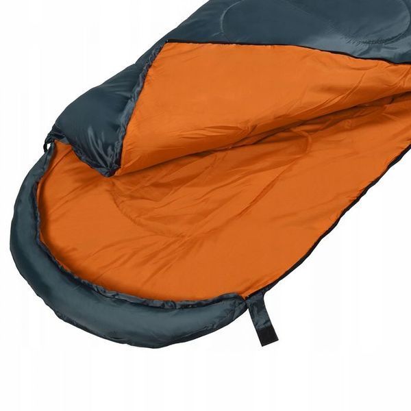 Спальний мішок (спальник) ковдра SportVida SV-CC0065 +2 ...+21&deg;C R Navy Green/Orange SV-CC0065 фото