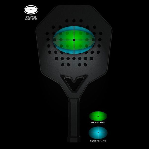 Ракетка для падел тенісу Stiga Racket Cybershape 18K (2202-1701-03) 931816 фото