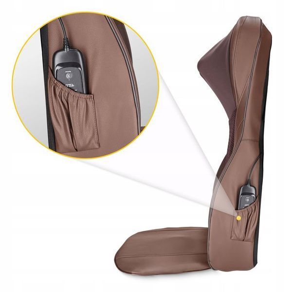 Масажна накидка 4FIZJO Ultra багатофункціональна, з підігрівом Brown (P-5905973404105) P-5905973404105 фото
