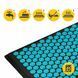 Килимок акупунктурний з подушкою 4FIZJO Eco Mat Аплікатор Кузнєцова Black/Blue (P-5907739316684) 154680-2692 фото 9