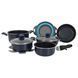 Набір посуду Gimex Cookware Set induction 9 предметів Blue (6977225) 149315-1106821 фото 1