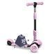 Самокат дитячий триколісний Ricokids Cubi рожевий 765501 фото 8