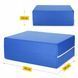 Блок для реабілітації та масажу 4FIZJO 40 x 30 x 15 см Blue (P-5905973403016) P-5905973403016 фото 6