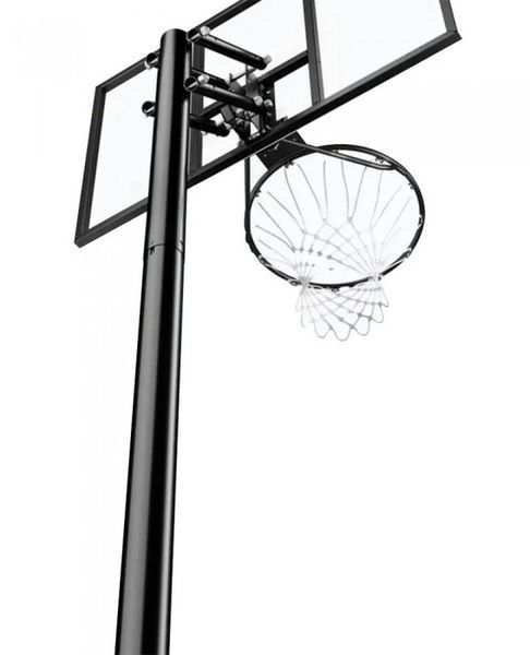 Баскетбольна стійка Spalding Silver In-Ground 44&rdquo; 881596CN стаціонарна з регулюванням висоти 881596CN фото