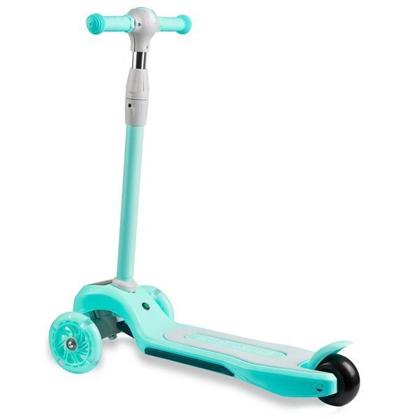 Самокат дитячий триколісний Ricokids Piko м&rsquo;ятний з LED колесами 765000 фото