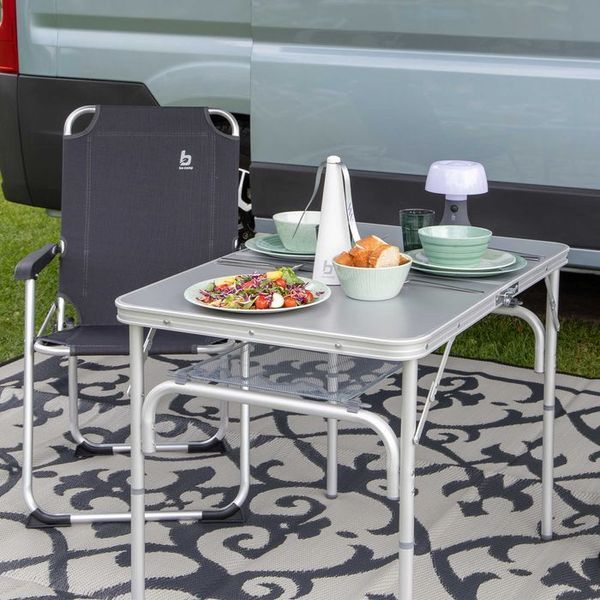 Стіл Bo-Camp Premium 90x60 cm Grey (1404402) DAS303276 фото