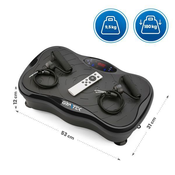 Віброплатформа + пульт + еспандери XP500 Чорний 5907766660002 фото