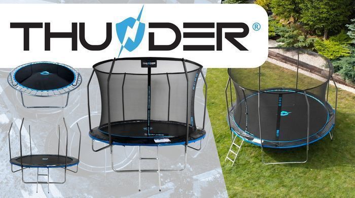 Батут THUNDER INSIDE ELITE 8FT блакитний 255 см INSIDE-ELITE-8FT-BLUE фото
