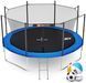 Батут Hop-Sport 12ft (366cm) blue з внутрішньою сіткою 103867-1664 фото 1