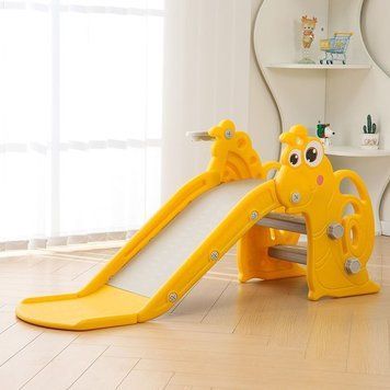 Дитяча гірка 2в1 Terrio &ldquo;Snail&rdquo; Жовта 110 см на 1-3 роки TG-112Y фото