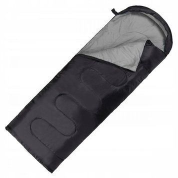 Спальний мішок (спальник) ковдра SportVida SV-CC0062 +2 ...+21&deg;C R Black/Grey SV-CC0062 фото