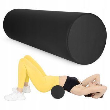 Валик для реабілітації та масажу 4FIZJO 100 x 30 см Black (P-5905973402965) P-5905973402965 фото