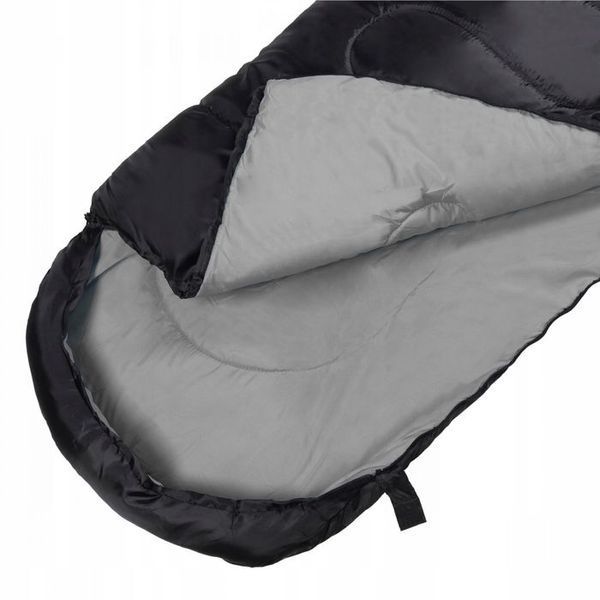 Спальний мішок (спальник) ковдра SportVida SV-CC0062 +2 ...+21&deg;C R Black/Grey SV-CC0062 фото