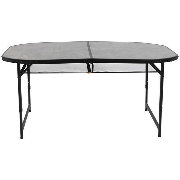 Стіл Bo-Camp Northgate Oval 150x80 cm Black/Grey (1404188) 108826-1106821 фото