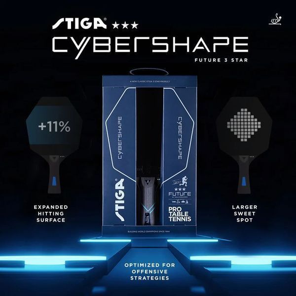 Ракетка для настільного тенісу Stiga Cybershape Future 3 Star FL (1213-0304-35) 148090-1285036 фото