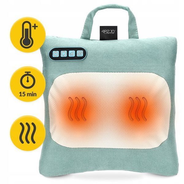 Подушка-масажер 4FIZJO Shiatsu Lite Green (P-5905973404143) 146044-2692 фото