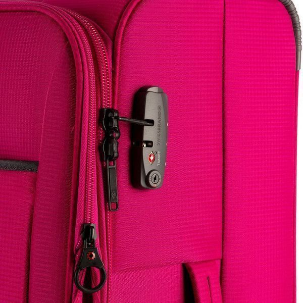Валіза Swissbrand Silkeborg (L) Fuchsia/Light Grey (SWB_LLSIL941L) 103127-1106821 фото