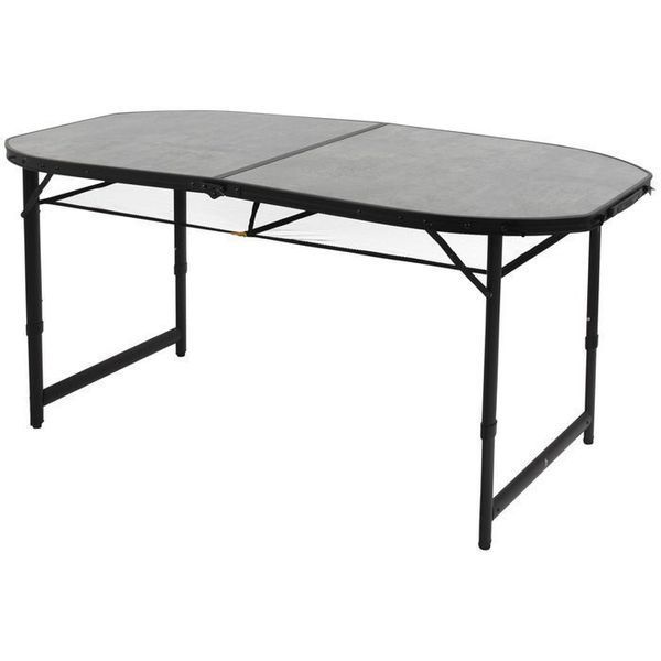 Стіл Bo-Camp Northgate Oval 150x80 cm Black/Grey (1404188) 108826-1106821 фото
