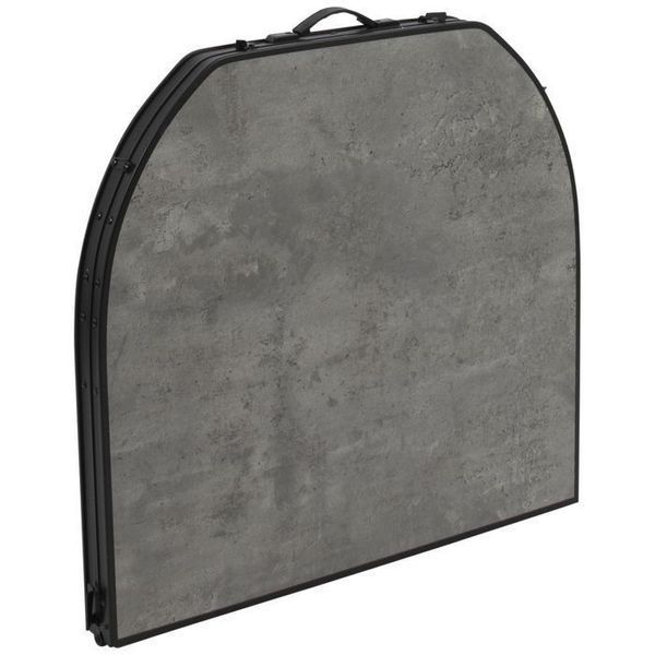 Стіл Bo-Camp Northgate Oval 150x80 cm Black/Grey (1404188) 108826-1106821 фото