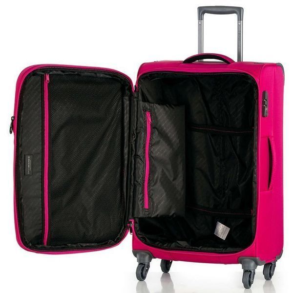 Валіза Swissbrand Silkeborg (L) Fuchsia/Light Grey (SWB_LLSIL941L) 103127-1106821 фото