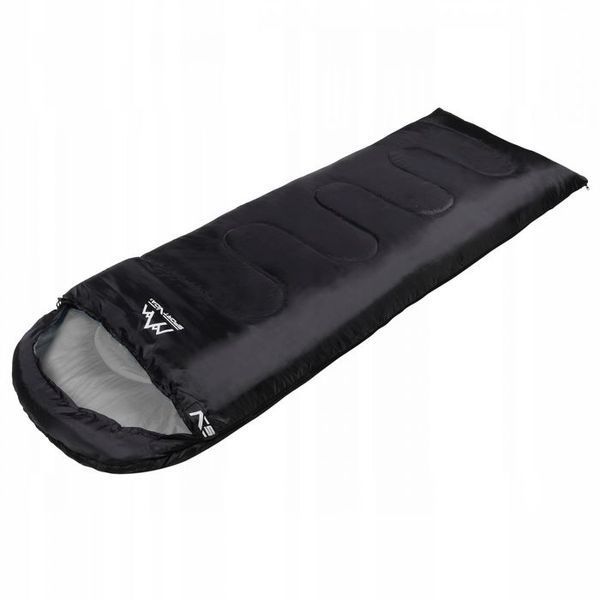 Спальний мішок (спальник) ковдра SportVida SV-CC0062 +2 ...+21&deg;C R Black/Grey SV-CC0062 фото