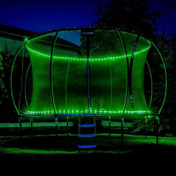 Батут THUNDER INSIDE ULTRA з внутрішньою сіткою 14 футів 427 см чорно-рожевий INSIDE-ULTRA-14FT-PINK фото