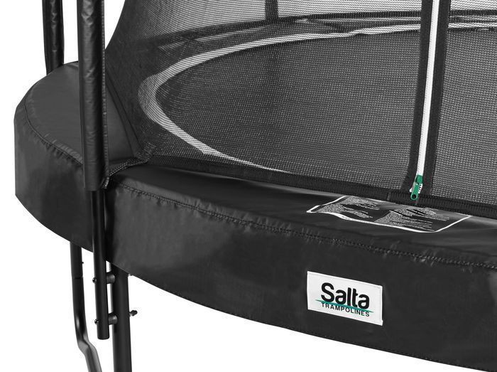 Батут Salta Premium Black Edition 396 см з захисною сіткою 17592-09 фото