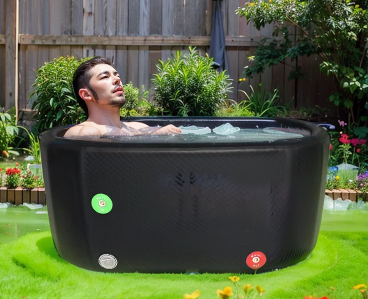 Надувна крижана ванна Ice Bath Spa 155х85х65 см для загартовування 470 л BS0025 фото