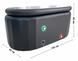 Надувна крижана ванна Ice Bath Spa 155х85х65 см для загартовування 470 л BS0025 фото 9