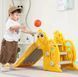 Дитяча гірка 2в1 Terrio &ldquo;Snail&rdquo; Жовта 110 см на 1-3 роки TG-112Y фото 3